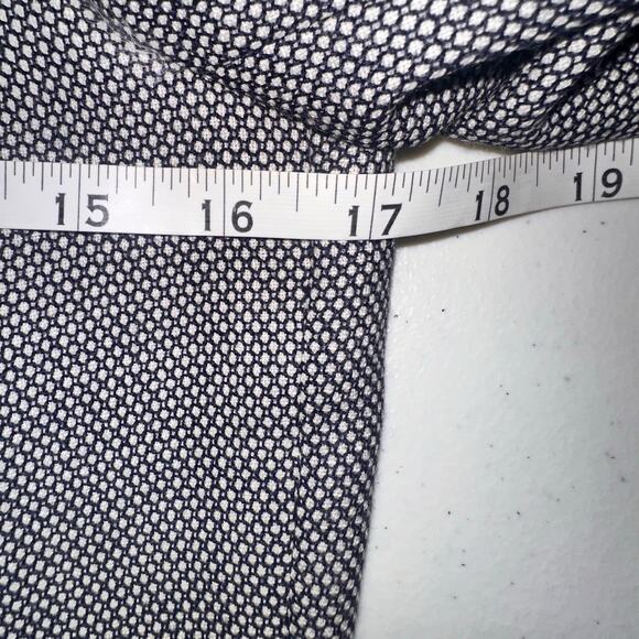 Pendleton Womens Size 6 Navy Blue Check Crop Wool Blazer Jacket Business Casual - Picture 7 of 9